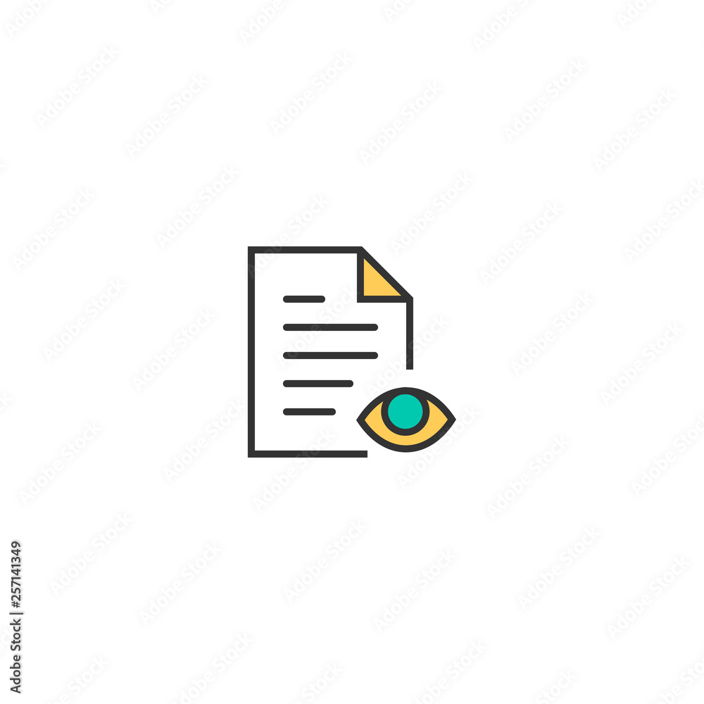 File icon design. Interaction icon vector design