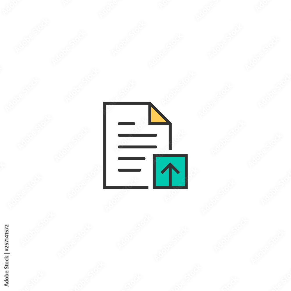 File icon design. Interaction icon vector design File icon design. Interaction icon vector design