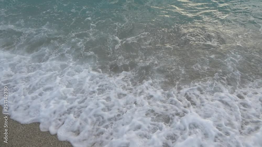Wild Ionian sea in Lefkas island Greece Wild Ionian sea in Lefkas island Greece