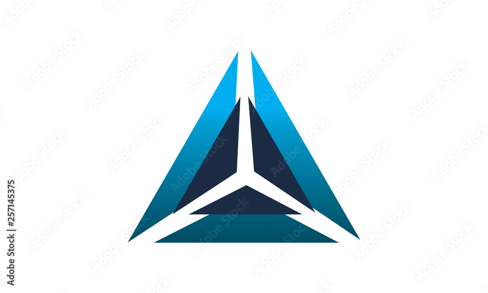 modern triangle logo modern triangle logo