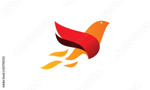 bird flame logo