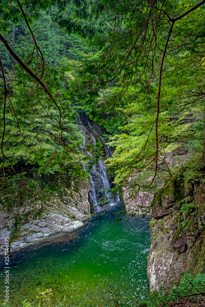 特別名勝三段峡 姉妹滝 特別名勝三段峡 姉妹滝