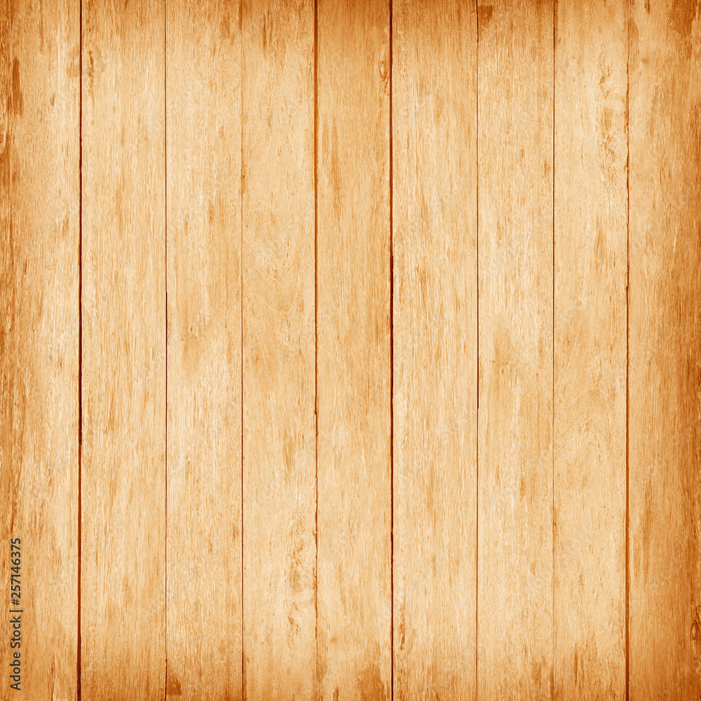Fototapeta premium Brown wood wall plank texture or background