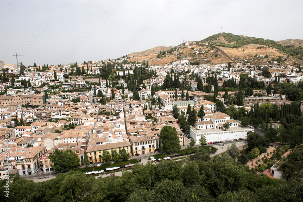 City View From Alhambra Palace