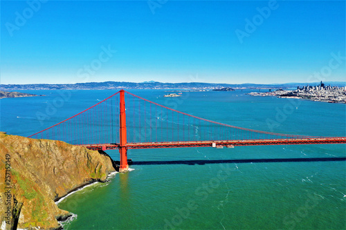 Golden Gate Bridge from above.. Amazing DJI Mavic 2 Photos