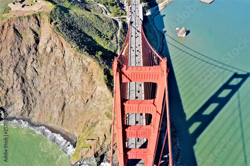 Golden Gate Bridge in San Francisco aus der Luft fotografiert mit DJI Mavic 2 Drohne