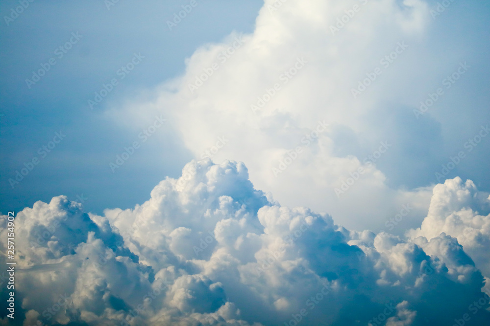 white huge heap cloud sunshine in blue sky soft cloud white huge heap cloud sunshine in blue sky soft cloud