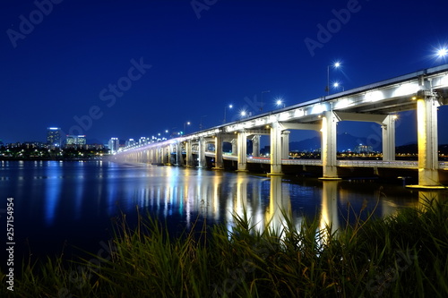 bridge at night