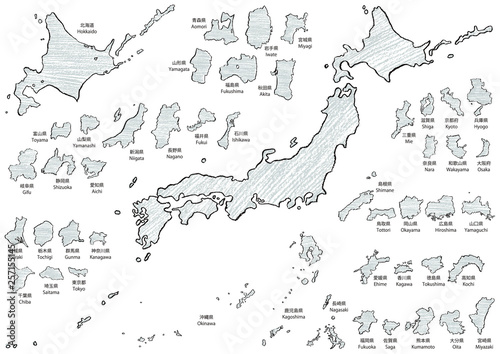 日本地図クレヨンa