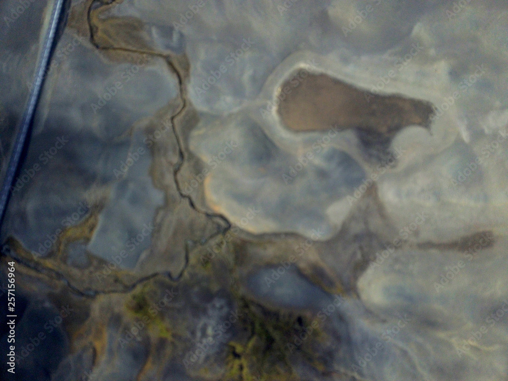 Island aus der Luft - Gletscher, Geysire und Brücken Luftbilder