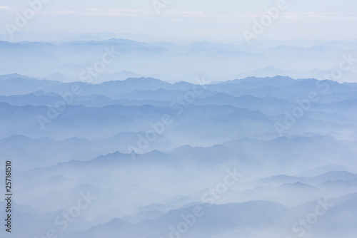 layers of the mountain landscape