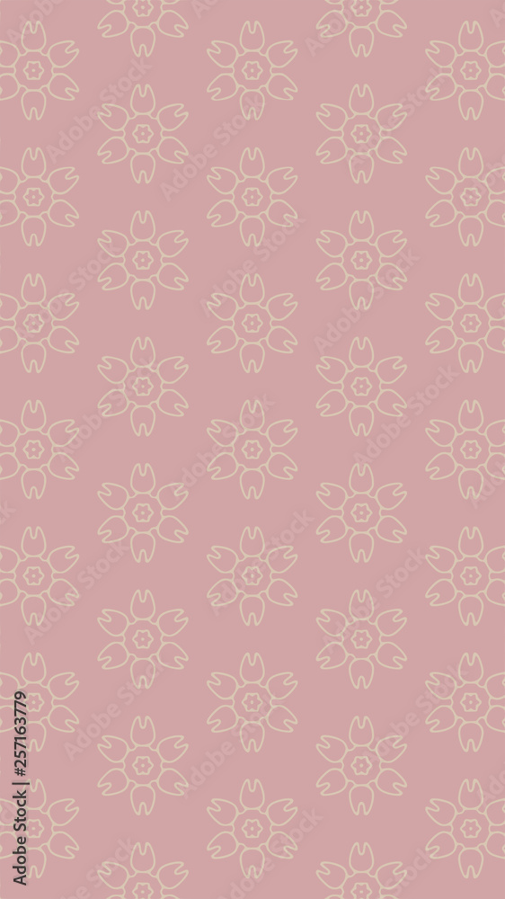 Ornate geometric pattern and two-tone abstract background Ornate geometric pattern and two-tone abstract background