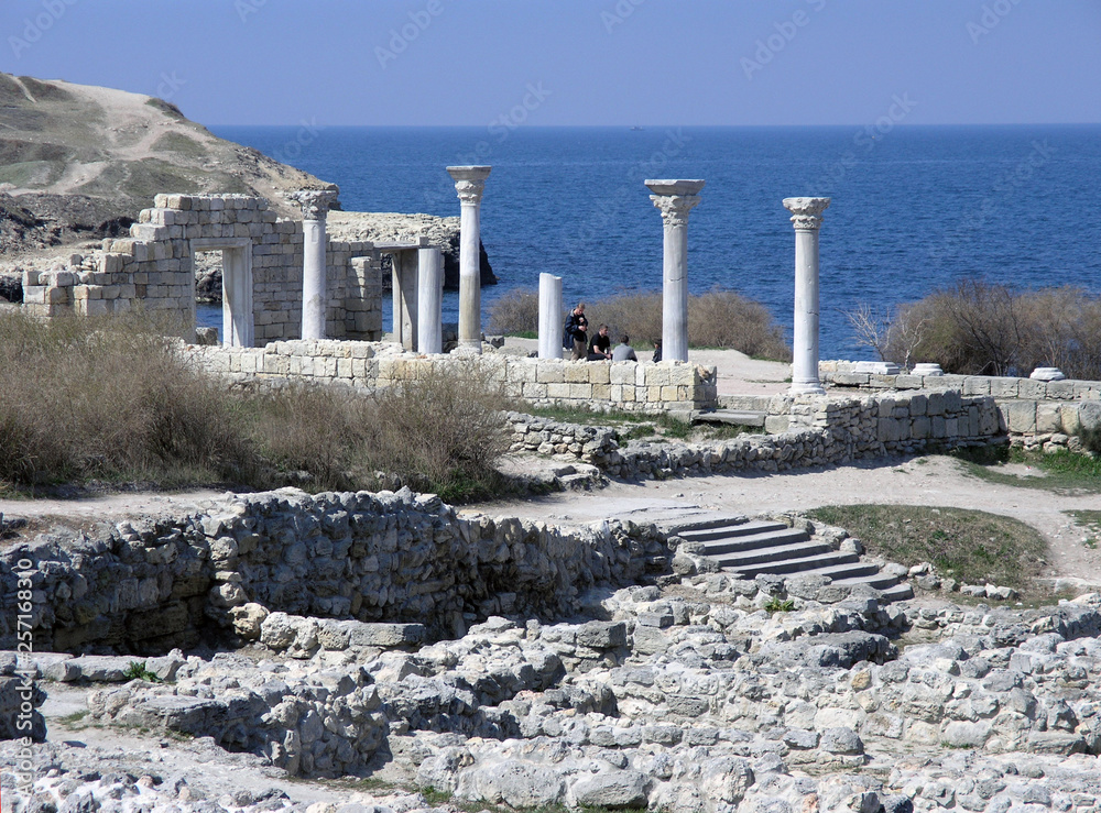 custom made wallpaper toronto digital The ancient city of Chersonese in Sevastopol.