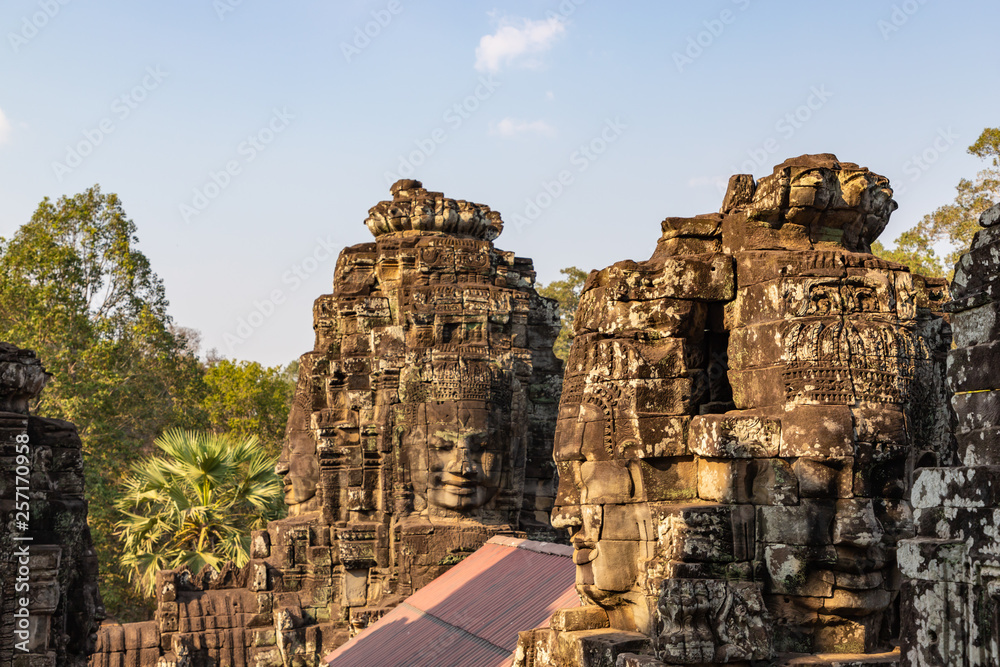 Bayon Temple at Angkor Thom. Siem Reap, Cambodia.