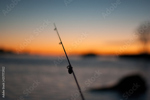 Tip of fishing rod