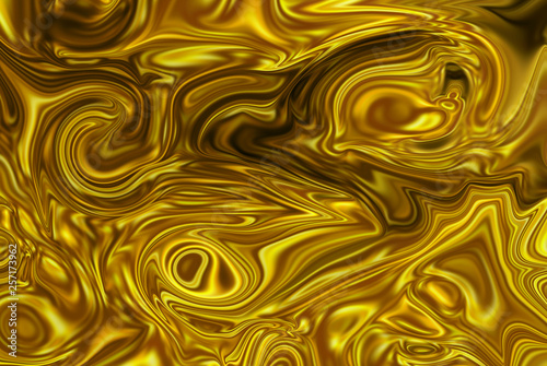 Gold tone oil background.