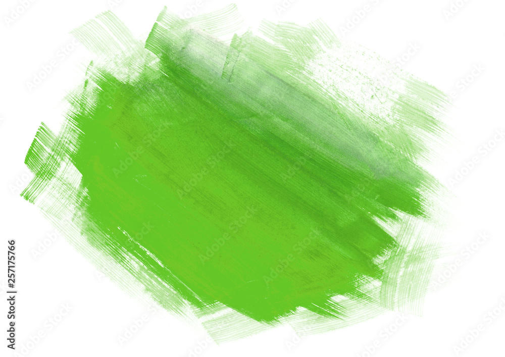 green watercolor gradient background.Paint on wet paper.Background for texts and design