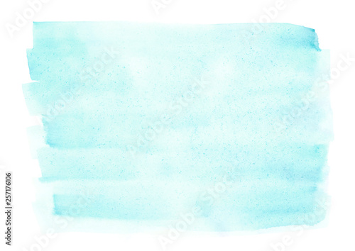 blue watercolor gradient background.Paint on wet paper.Background for texts and design