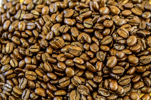 Coffee beans on background © Ake Forever