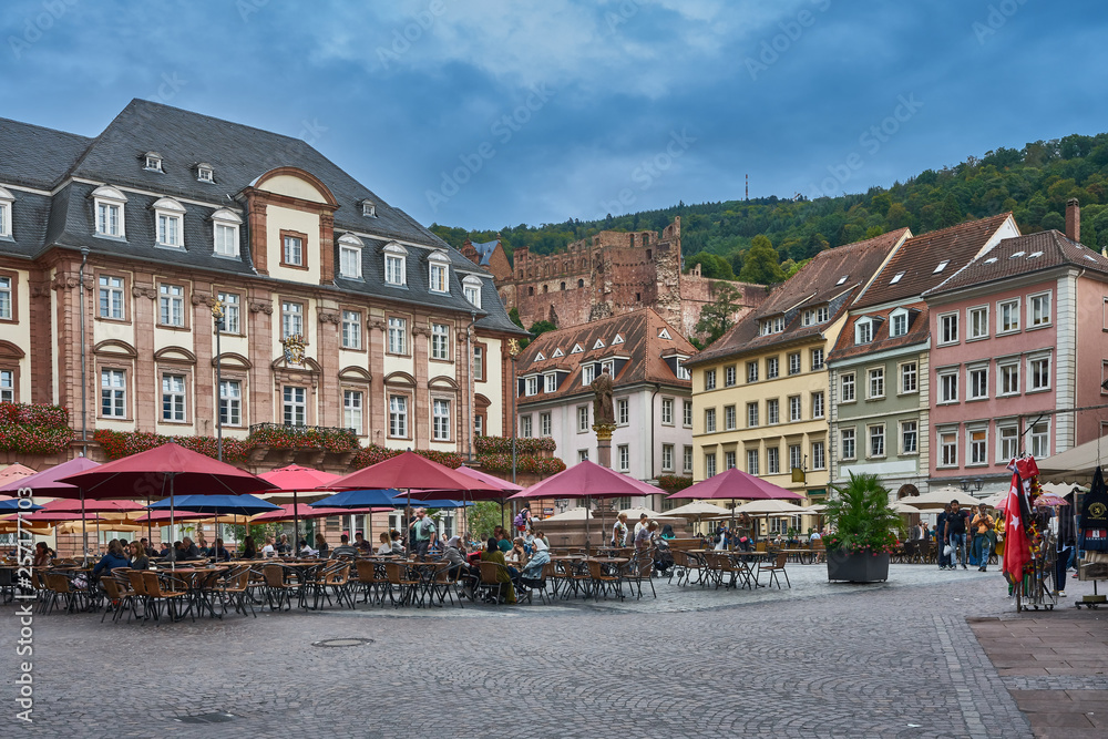 A panoramic of Heidelberg, Germany