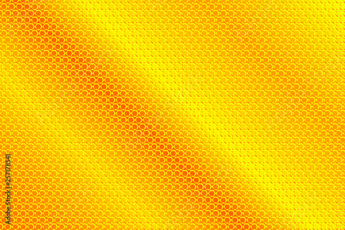 Seamless pattern golden honeycombs.