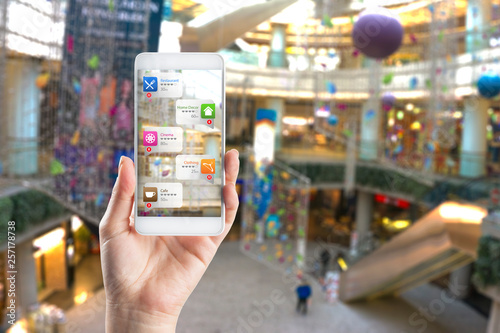 Application of Augmented Reality in Shopping mall