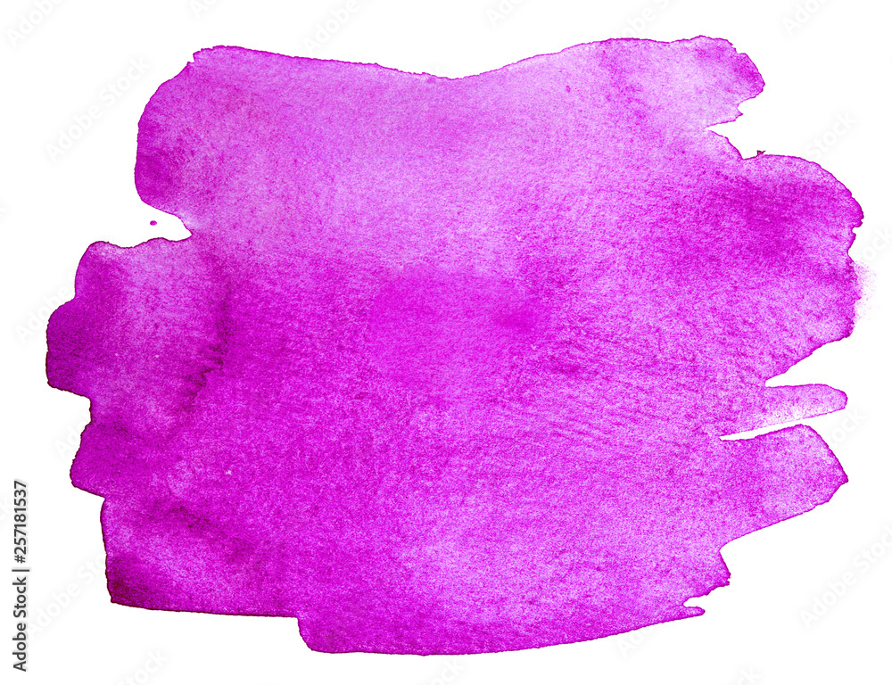 Purple inked watercolor stain Purple inked watercolor stain