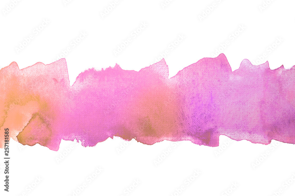 Obraz premium Purple inked watercolor stain