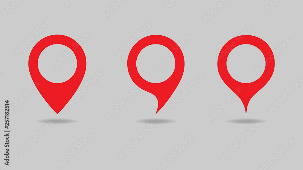 Contact map marker pointer interface icon set. Contact map marker pointer interface icon set.