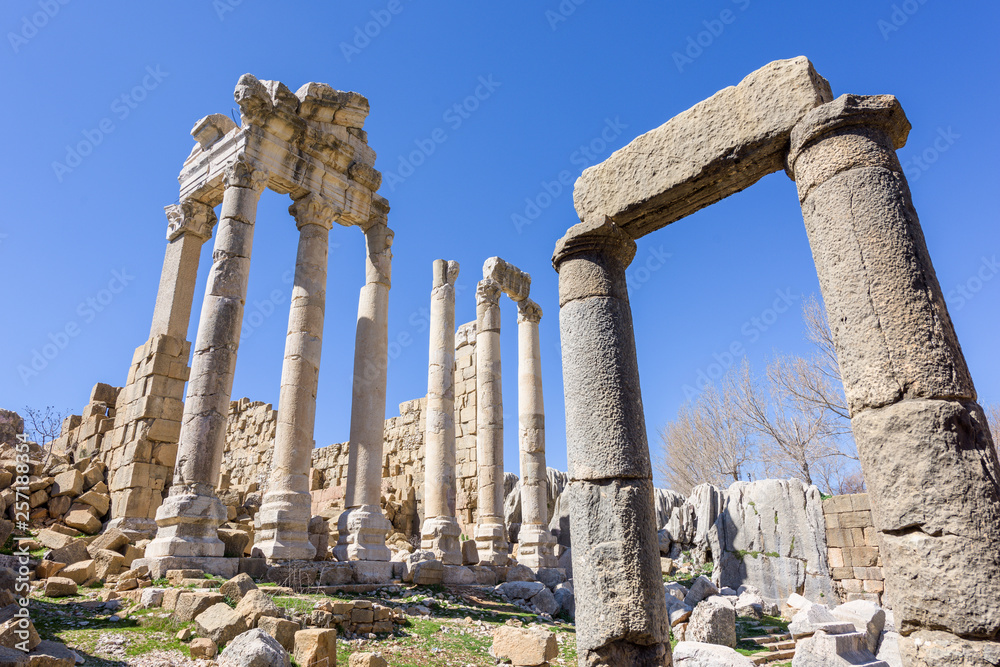 Faqra roman ruins near Feraya, Lebanon