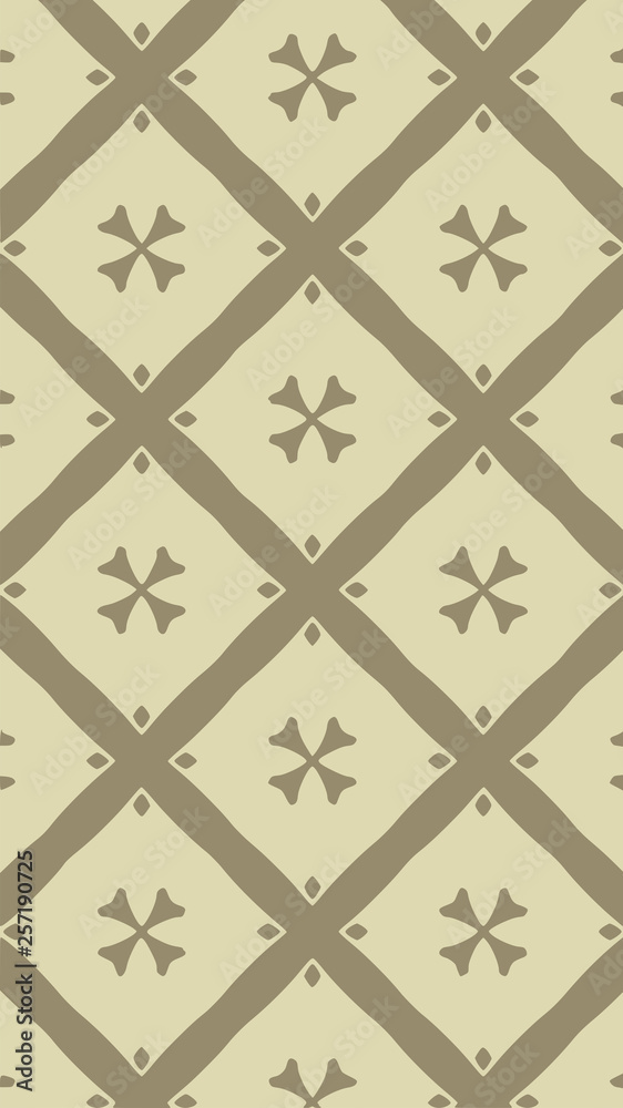 Ornate geometric pattern and two-tone abstract background Ornate geometric pattern and two-tone abstract background