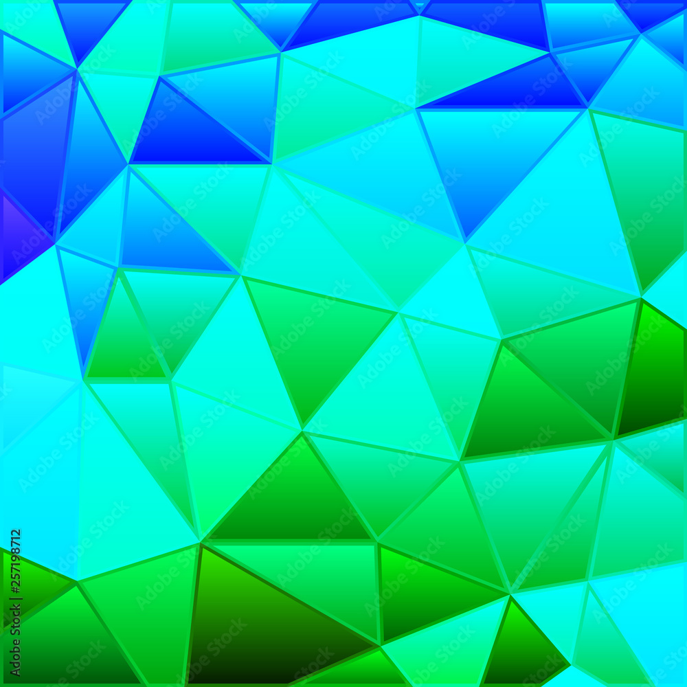 Obraz premium abstract vector stained-glass triangle mosaic background