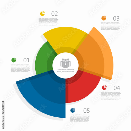 Infographic design template with place for your data. Vector illustration.