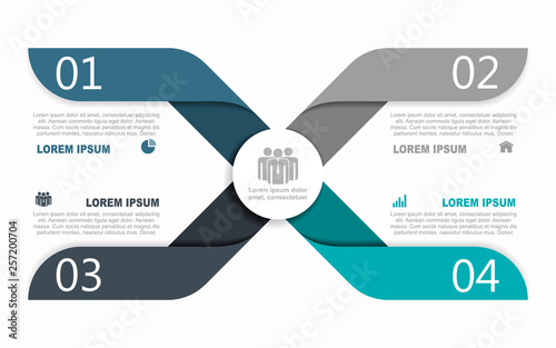 Infographic design template with place for your data. Vector illustration.