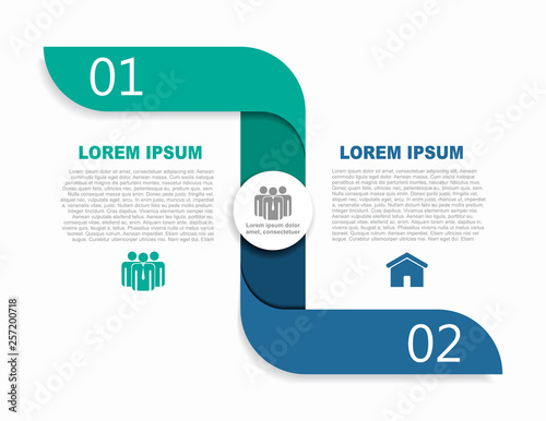 Infographic design template with place for your data. Vector illustration.