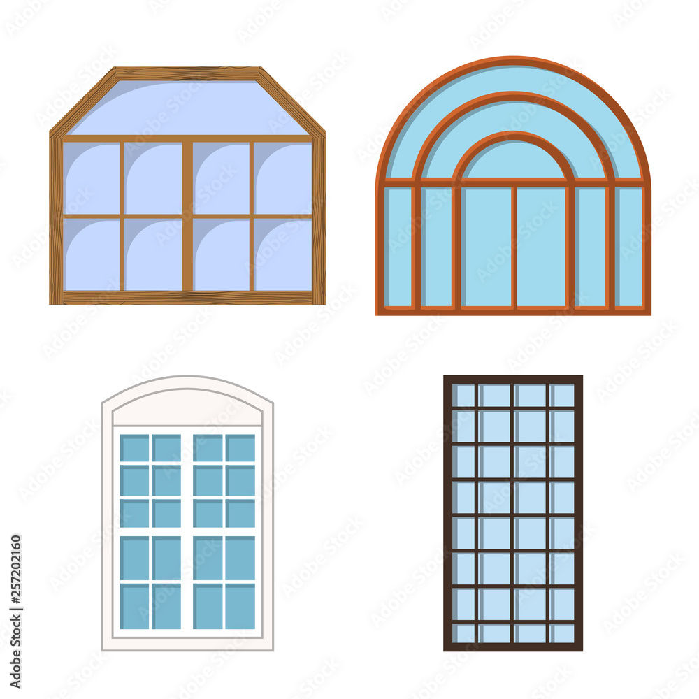 Vector design of door and front symbol. Collection of door and wooden vector icon for stock. Vector design of door and front symbol. Collection of door and wooden vector icon for stock.