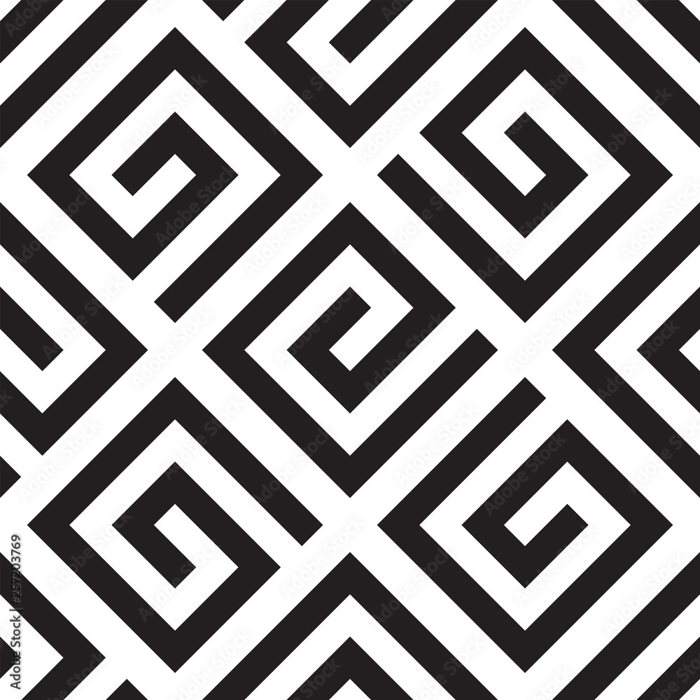 Geometrical square pattern