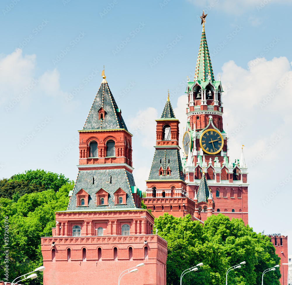Spasskaya Tower. Kremlin. Moscow. Russia Spasskaya Tower. Kremlin. Moscow. Russia