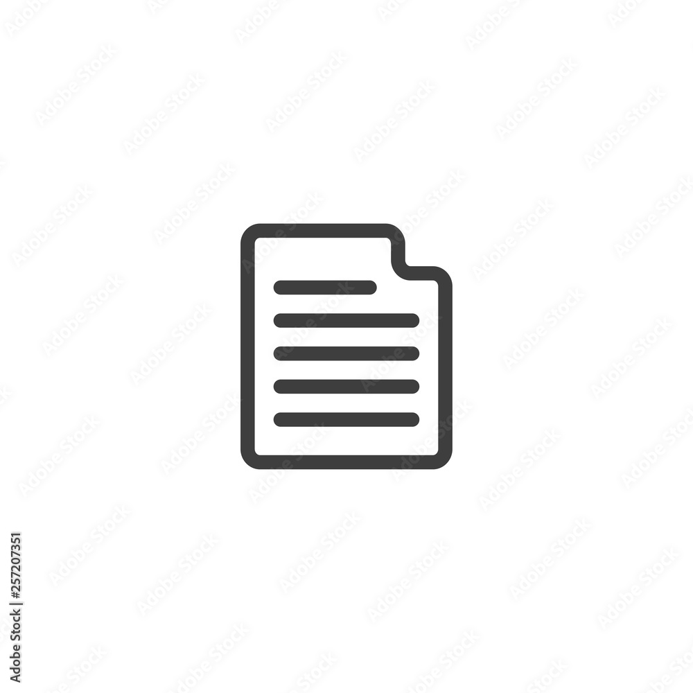 File paper icon. Archive sign File paper icon. Archive sign