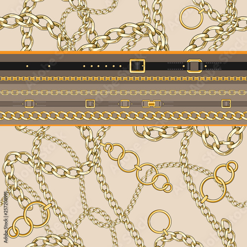 Beige repeating border