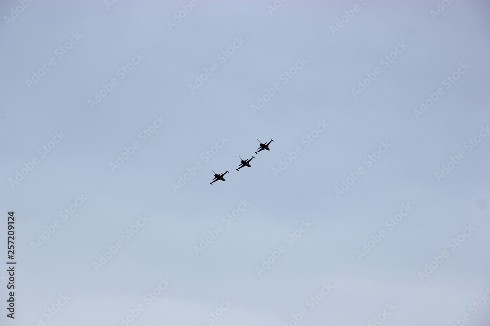 Obraz premium Flugzeug show berlin ILA