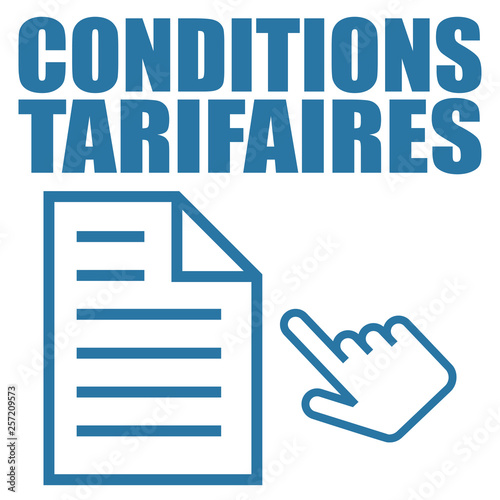 Logo conditions tarifaires.