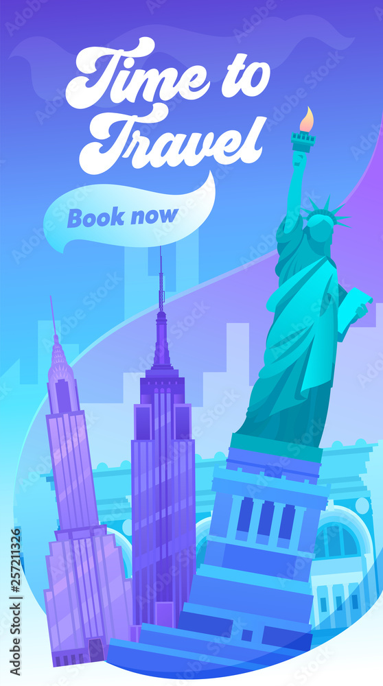 Time to Travel Typography Banner Time to Travel Typography Banner