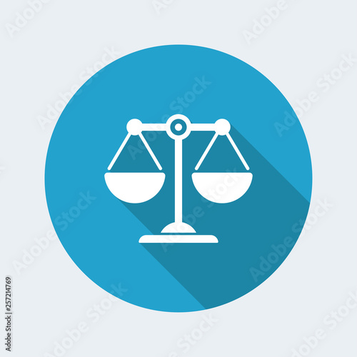 Weight scale icon