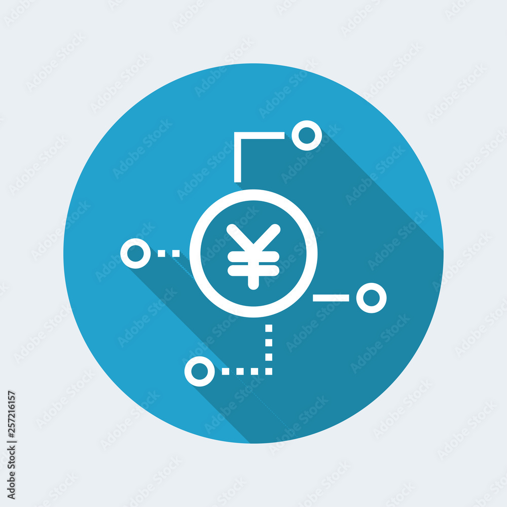 Yen financial network icon Yen financial network icon