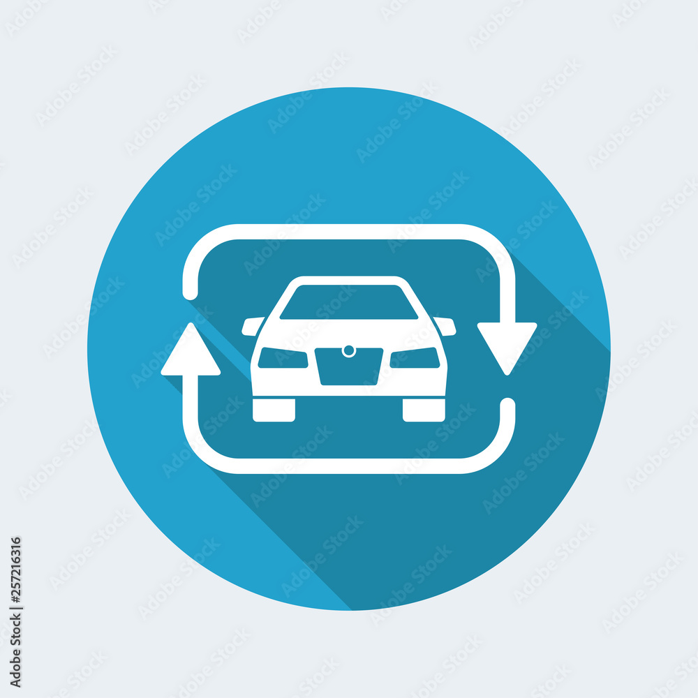 Car renovation concept icon