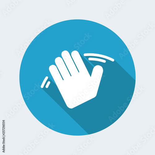 Hand gesture in greeting