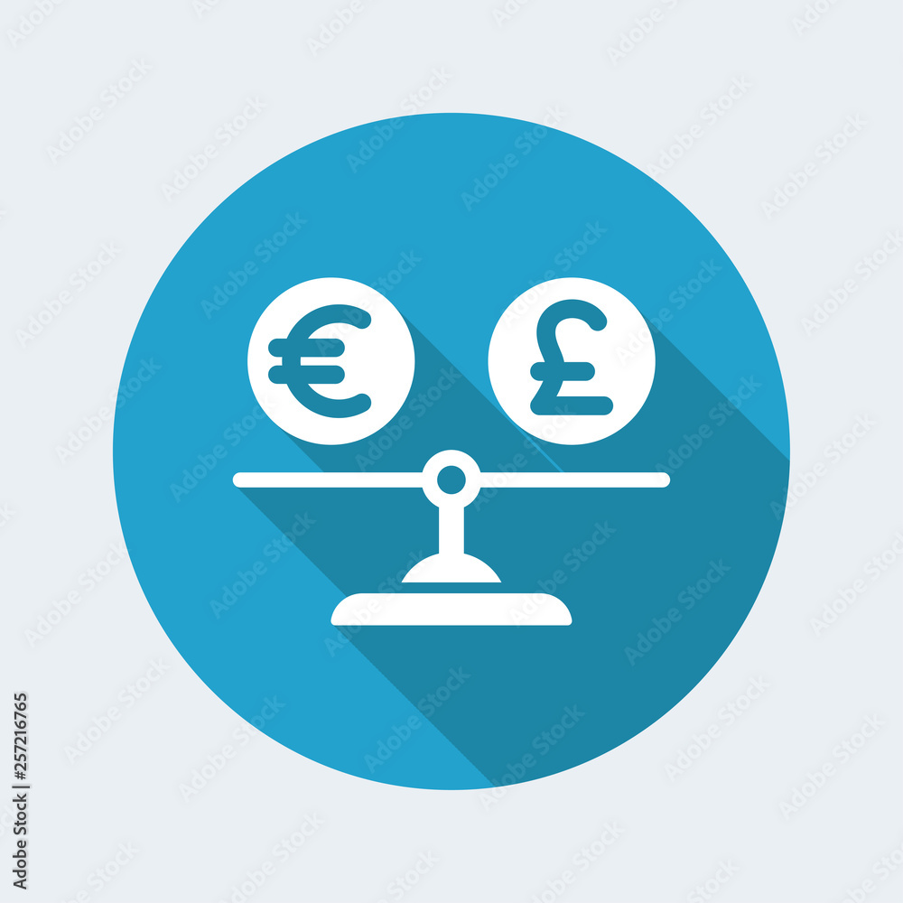 Value between currency euro and sterling Value between currency euro and sterling