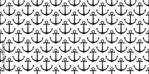 Anchor seamless pattern vector boat pirate helm maritime Nautical sea ocean repeat wallpaper scarf isolated tile background