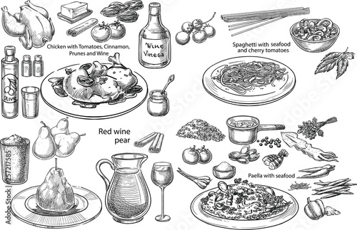 Mediterranean dishes.